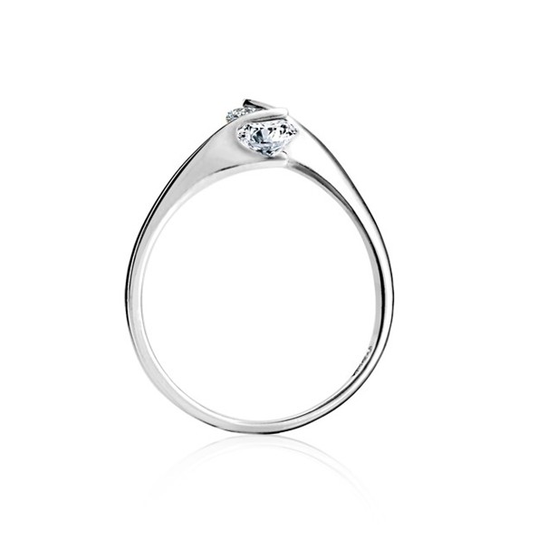 SS11061 Sliver heart ring